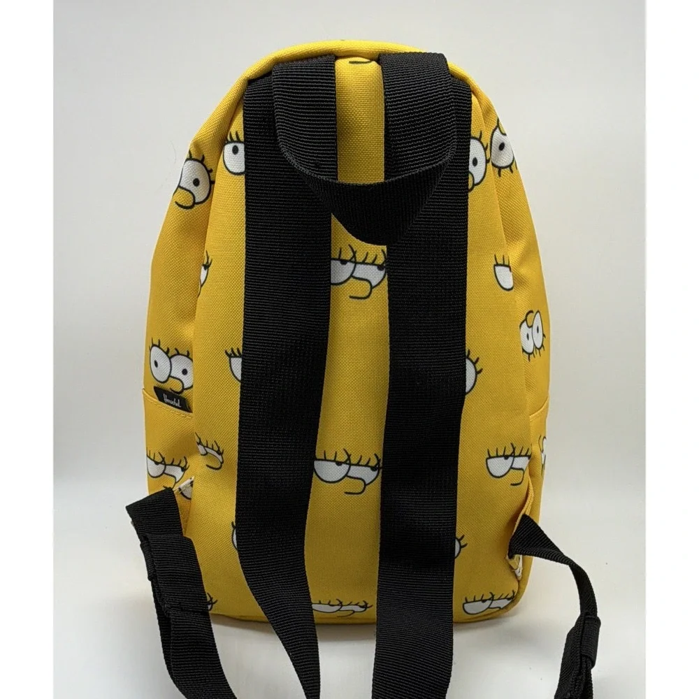 Herschel x The Simpsons Lisa Mini Backpack Allover Print Yellow Adjustable